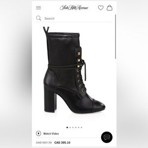 Stuart Weitzman Lace Up Boots